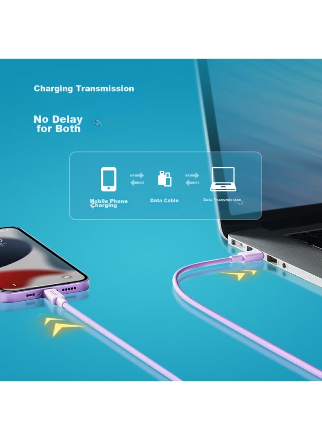 bull Apple Data Cable, Mfi Certified, Pd Fast Charging Cable, For Iphone 14/13 Pro Max/12/11 Ipad, Lightning Charger To Usb-c Cable - Image 2
