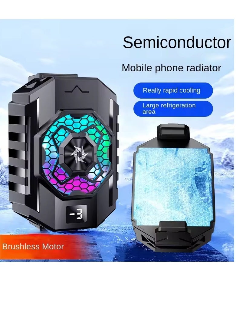 ELTRAZONE SL-31 Magnetic Radiator for Mobile Phones – Dual Temperature Control with Semiconductor Cooling, Silent Fan & Strong Magnetic Grip | Two-Level Adjustable Cooling for Gaming, Streaming & Heavy Use | USB Powered - Image 2