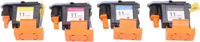 Sorandy 4 PCS Printhead, Printer Print Head Black Cyan Yellow Printhead Replacement, Compatible with Hp 100 110 111 500 510 800 813 850 Replacement Accessories - Image 3