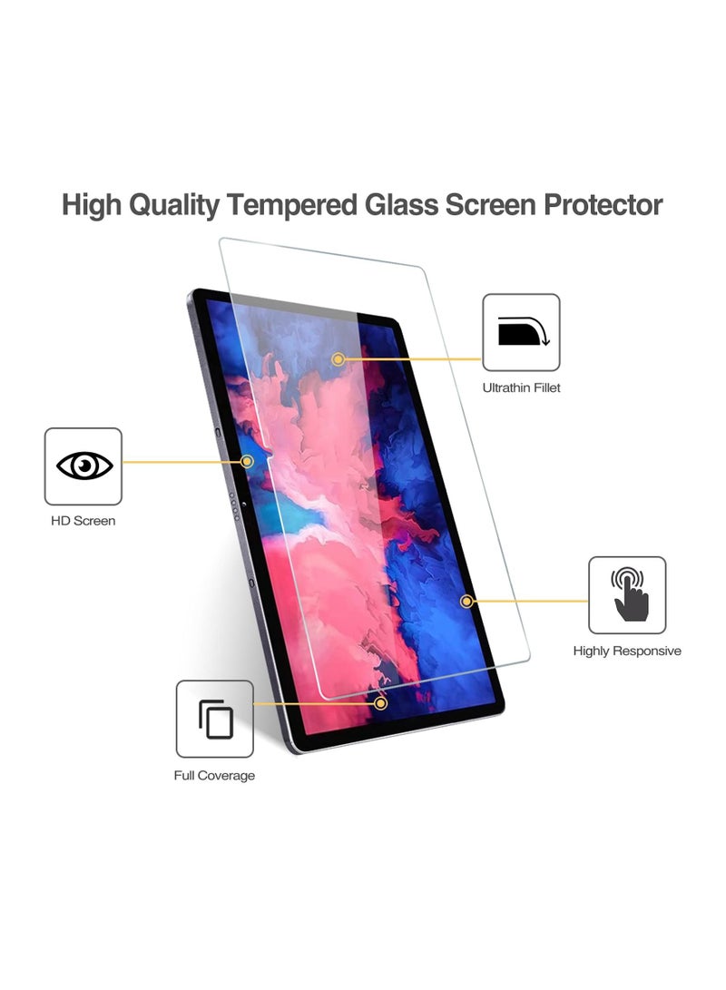 Procases [2 Pack] Screen Protector for Lenovo Tab P11 Plus 2021 & Tab P11 11 inch 2020 (Model: TB-J606F TB-J606X), Tempered Glass Screen Film Guard for Lenovo Tab P11 Plus & Tab P11 11” Tablet - Image 3