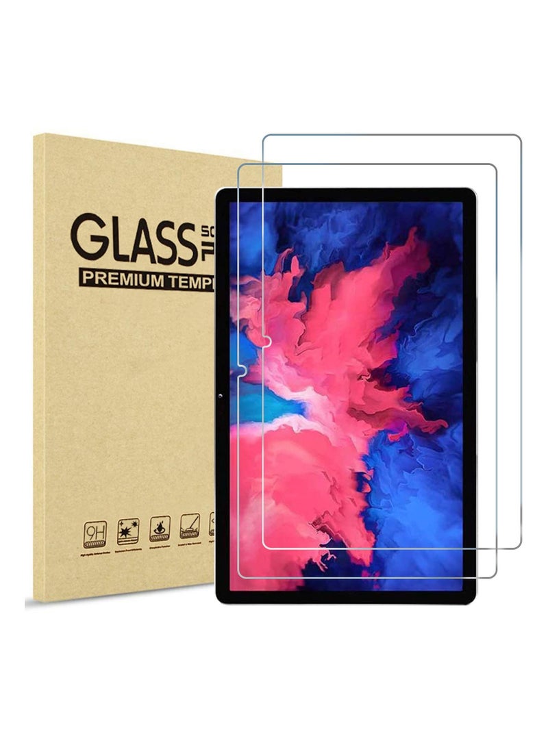 Procases [2 Pack] Screen Protector for Lenovo Tab P11 Plus 2021 & Tab P11 11 inch 2020 (Model: TB-J606F TB-J606X), Tempered Glass Screen Film Guard for Lenovo Tab P11 Plus & Tab P11 11” Tablet - Image 1