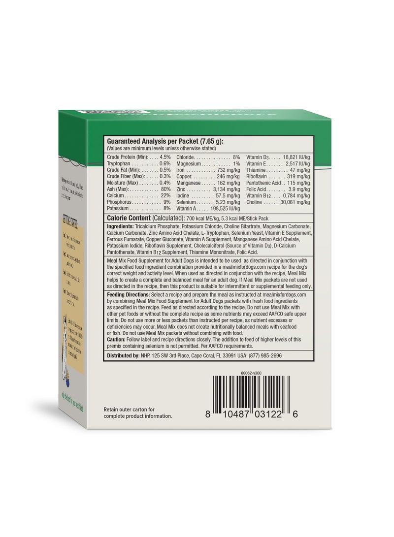 Dr. Mercola بارك و ويكزرز، معزز غذائي، 20 عنصر غذائي أساسي، مكمل غذائي لوجبات الكلاب البالغة، مصنّع نباتياً، 30-0.26 أونصة (7.65 جرام) عبوات صافي الوزن 8.09 أونصة (229.5 جرام) - Image 3