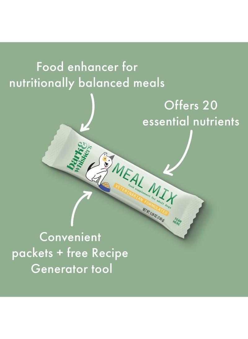 Dr. Mercola بارك و ويكزرز، معزز غذائي، 20 عنصر غذائي أساسي، مكمل غذائي لوجبات الكلاب البالغة، مصنّع نباتياً، 30-0.26 أونصة (7.65 جرام) عبوات صافي الوزن 8.09 أونصة (229.5 جرام) - Image 5