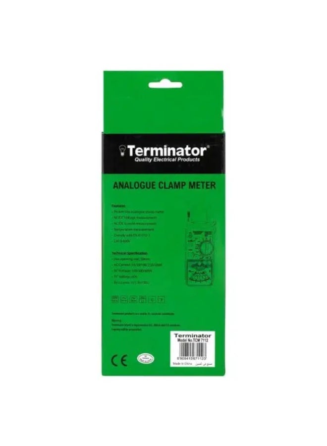 Terminator Analogue Clamp Meter 500A AC - Image 1
