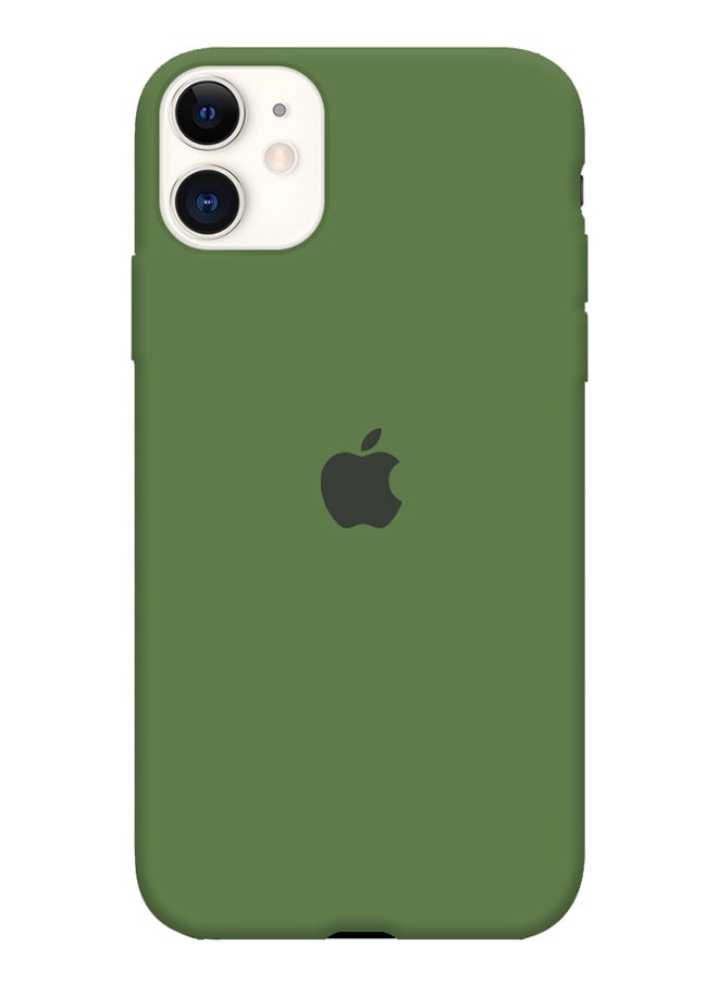 CATANES - iPhone 11 Case Slim Silicone Case Soft Anti-Scratch Full Body Shockproof Protective Case Cover Forest Green - Image 1