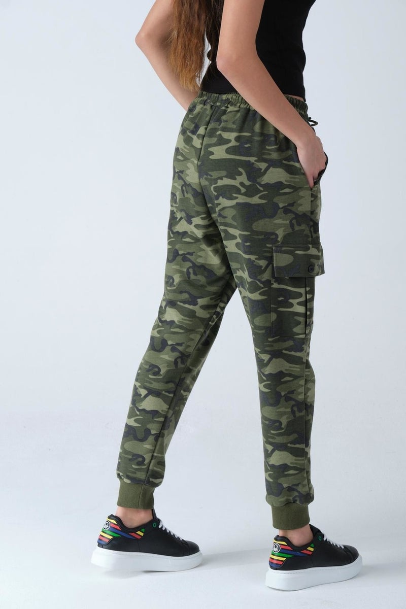 Alexander Gardi Camouflage Patterned Pocketed Sweatpants (E21-72100)  - Image 4