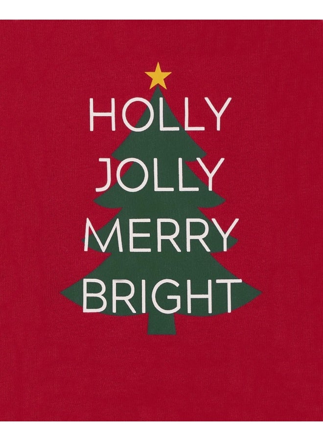 The Children's Place Unisex Kids Matching Family Thermal Buffalo Plaid Snug Fit Cotton Pajamas Pajama Set - Image 3