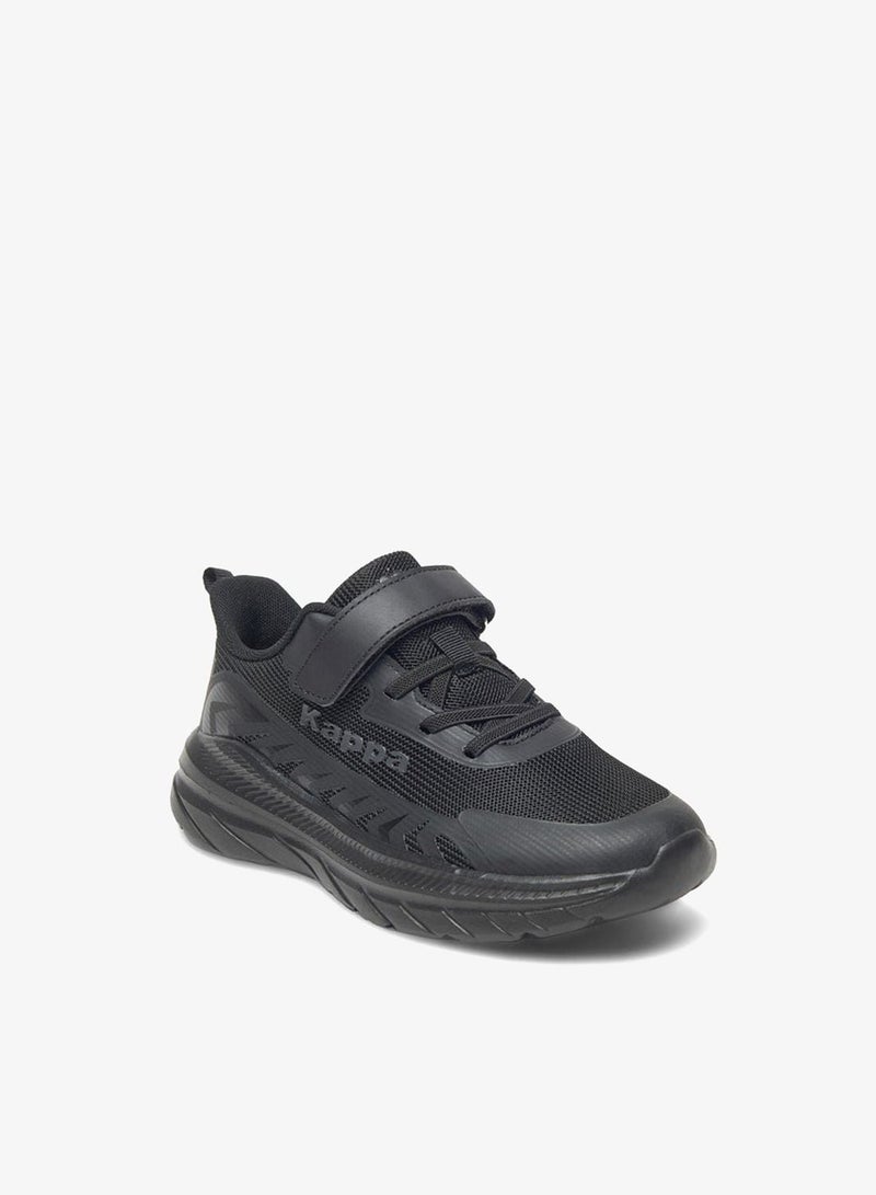 Kappa Boys Textured Sports Shoes with Hook and Loop Closure - Image 1