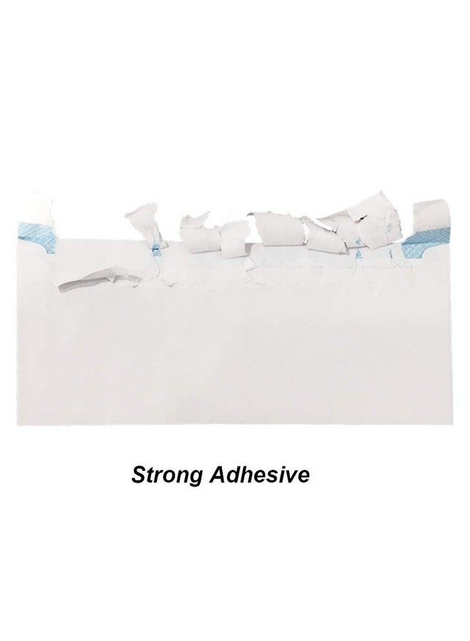 ValBox 200 Count 8 Double Window Envelopes 3 5/8" X 8 11/16" Flip And Seal Double Window Security Check Envelopes Security Tint Pattern Designed For Home Office Secure Mailing - Image 4