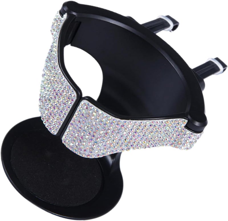 FAVOMOTO Car Cup Holder Rhinestone Drink Stand for Mugs Easy to Install Fits Vehicles Horizontal Vents for and Everyday Use - Image 1