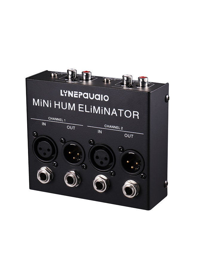 Compact Hum Eliminator Box 4 Channel Passive Buzz Destroyer Noise Canceller