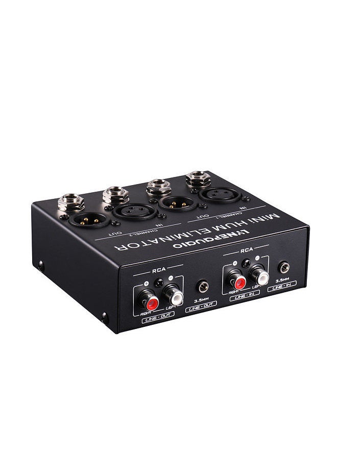 Compact Hum Eliminator Box 4 Channel Passive Buzz Destroyer Noise Canceller