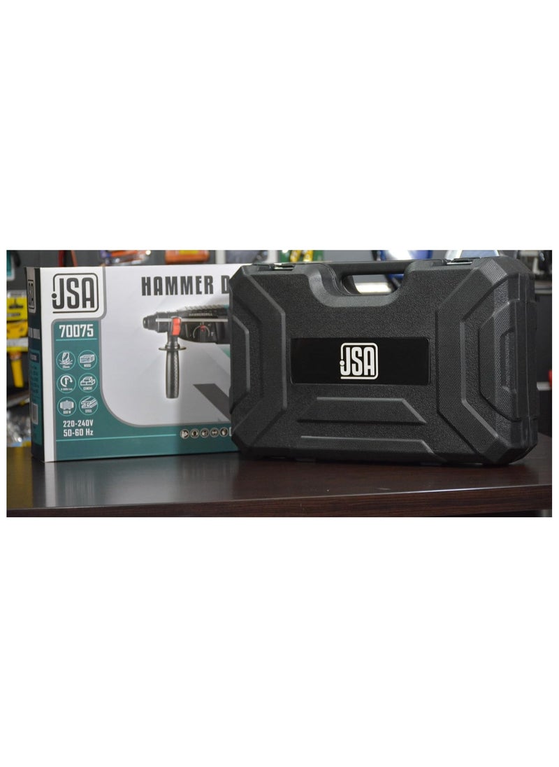 JSA JSA Rotary Hammer Drill, Punch, 800W 26mm, Heavy Duty SDS-PLUS Drilling Machine  - Image 3