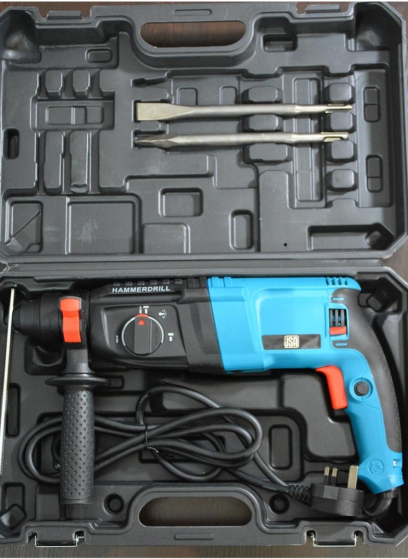 JSA JSA Rotary Hammer Drill, Punch, 800W 26mm, Heavy Duty SDS-PLUS Drilling Machine  - Image 4