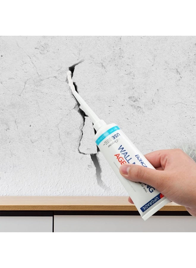Boncart Drywall Repair Kit, 2 Pack Wall Mending Agent, Wall Spackle with Scraper, Wall Surface Hole Fill Quick and Easy Solution  - Image 4