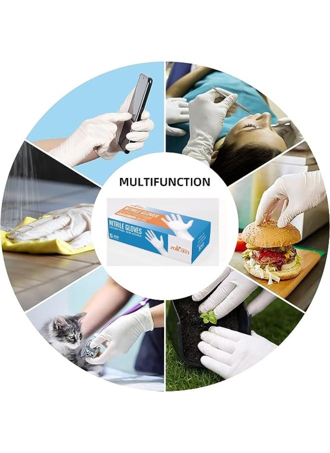 Zalcoon Nitrile Exam Gloves Disposable Latex Free Powder Free  - Image 3