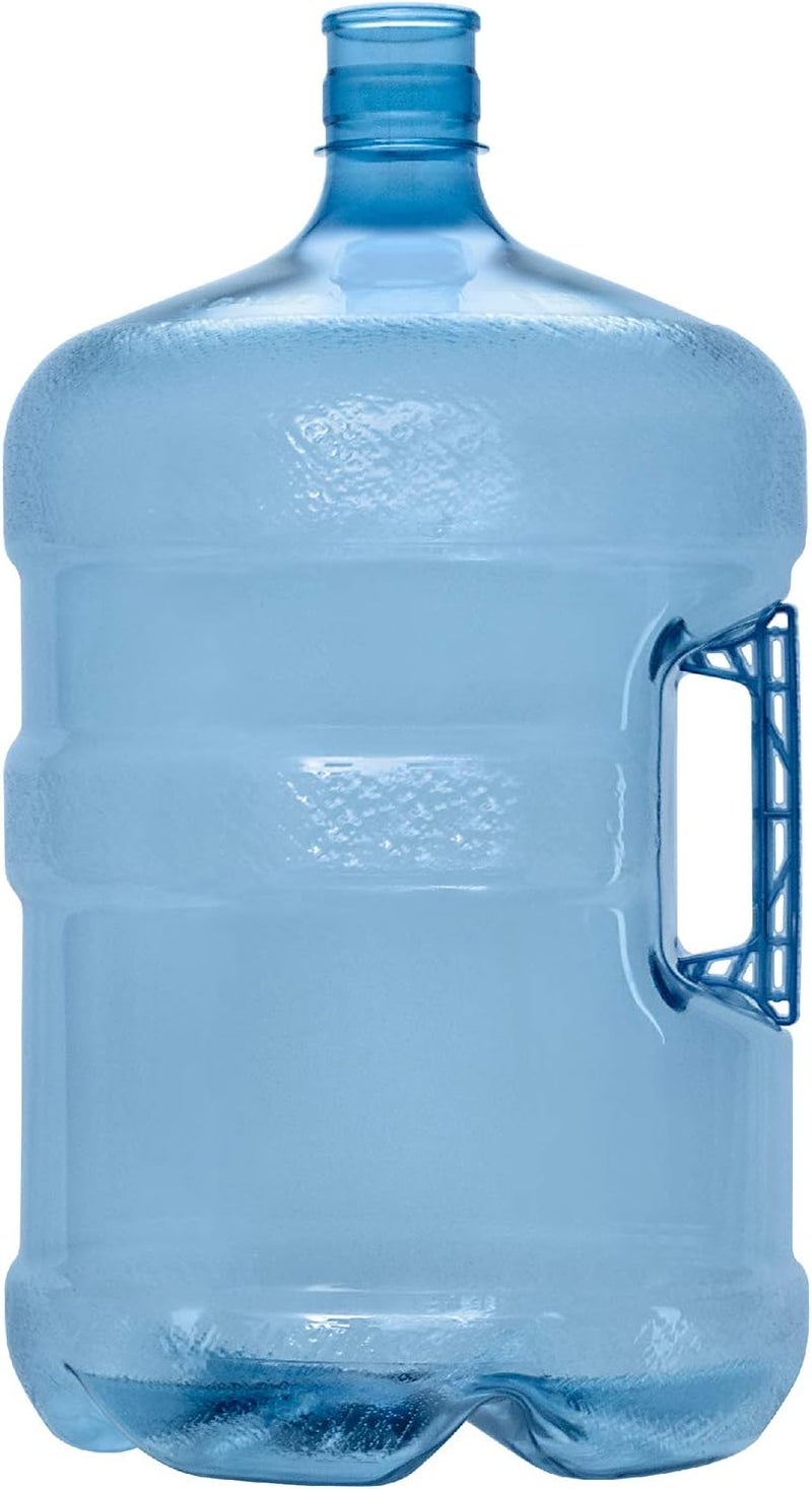 Geo Brio BPA Free 5 Gallon Plastic Crown Cap Reusable Water Bottle Container - Image 2