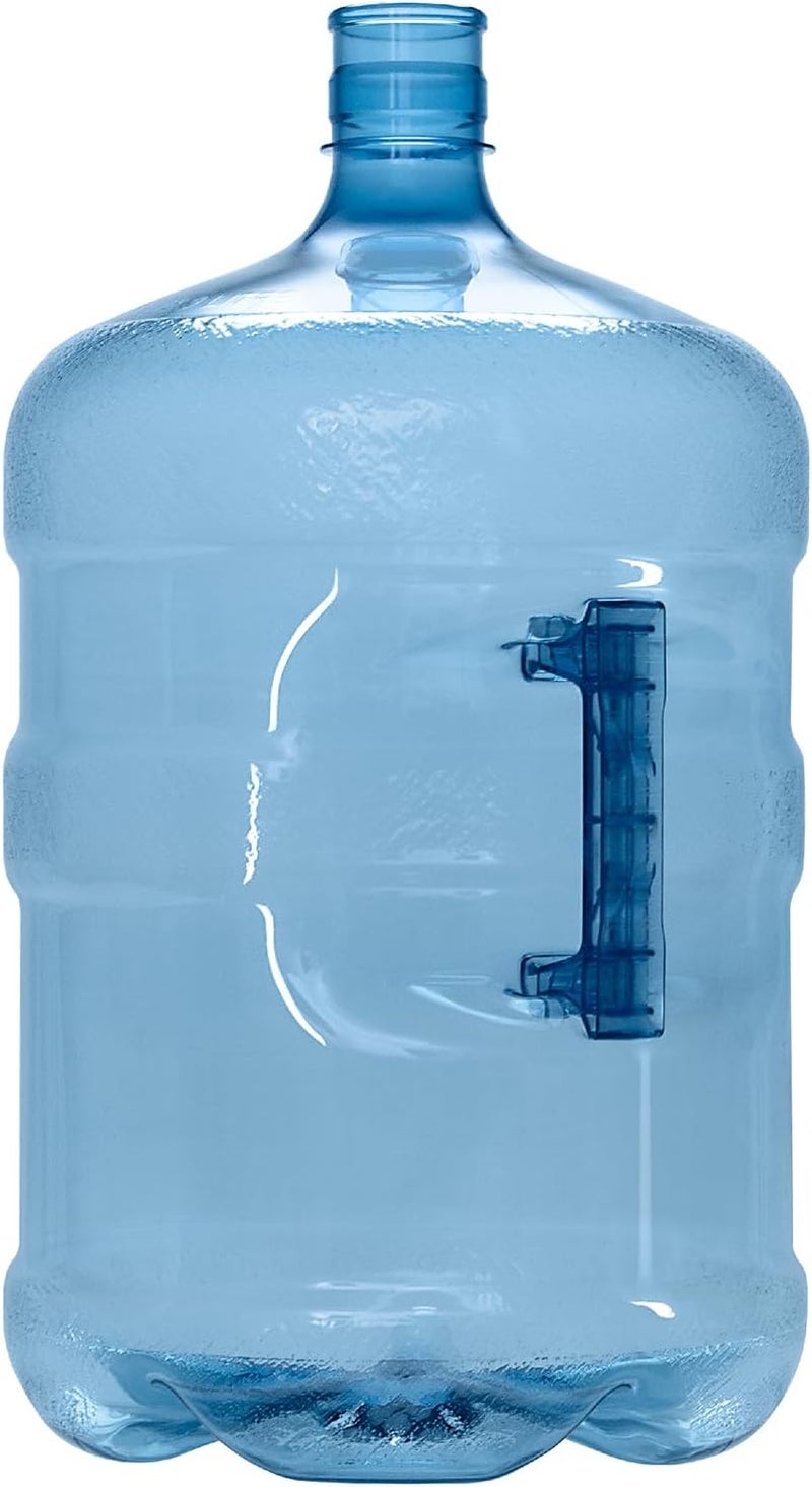 Geo Brio BPA Free 5 Gallon Plastic Crown Cap Reusable Water Bottle Container - Image 1