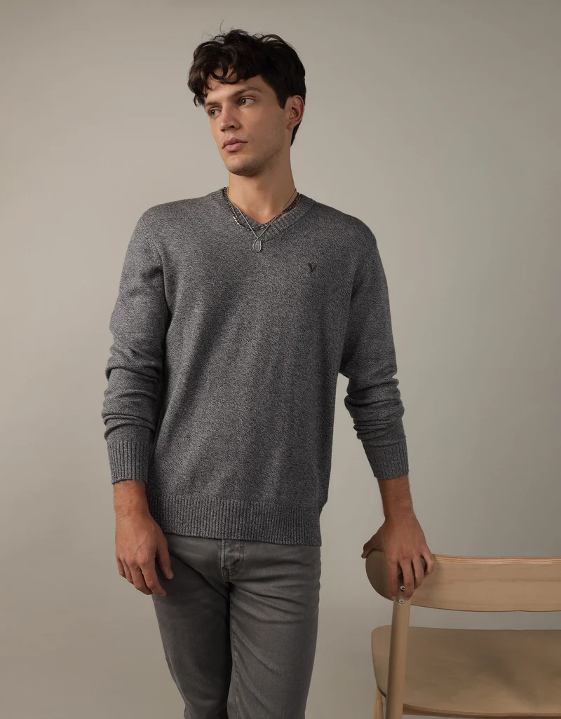 امريكان ايجل Super Soft V-Neck Sweater
