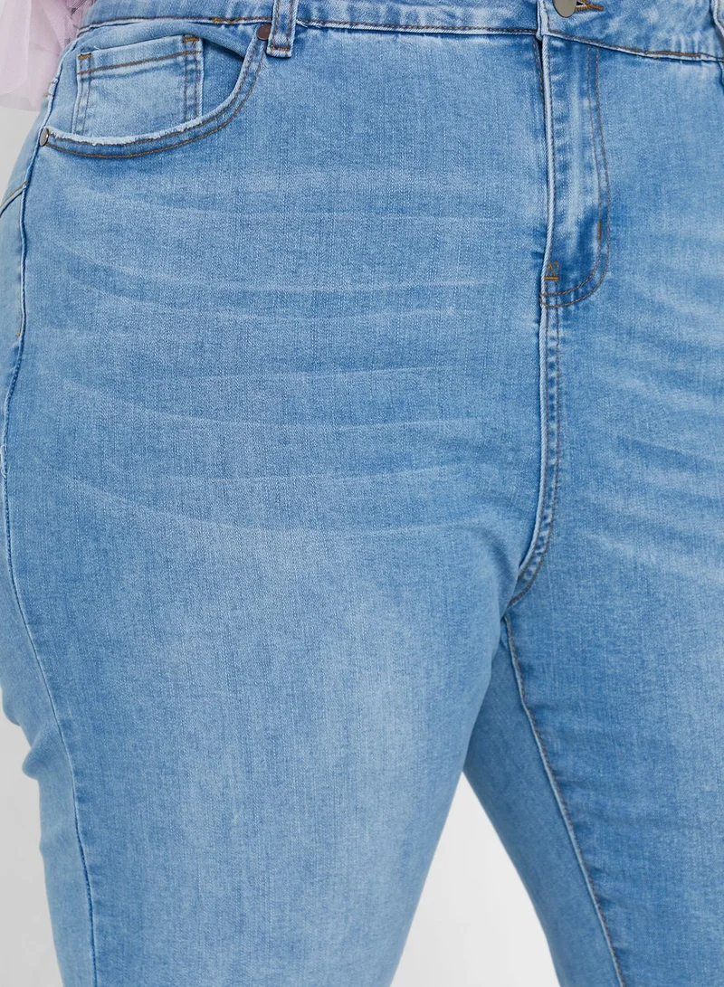 Avenue High Waist Skinny Jeans