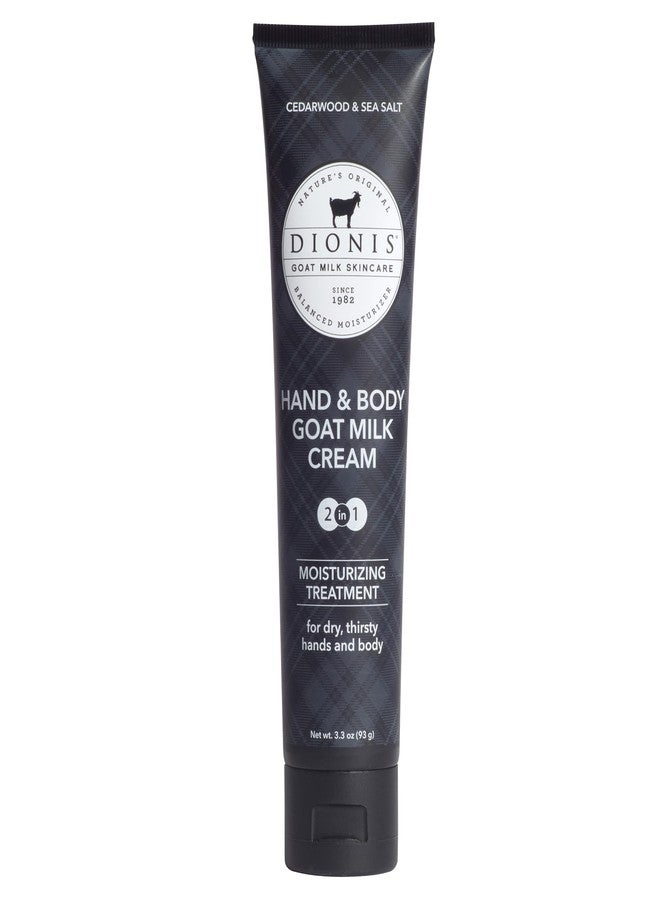 Dionis Goat Milk Lotion – Moisturizing Hand & Body Lotion for Dry Skin, Sensitive Skin Safe, Lightweight Non-Greasy Formula - Cedarwood & Sea Salt 3.3 oz - Image 1