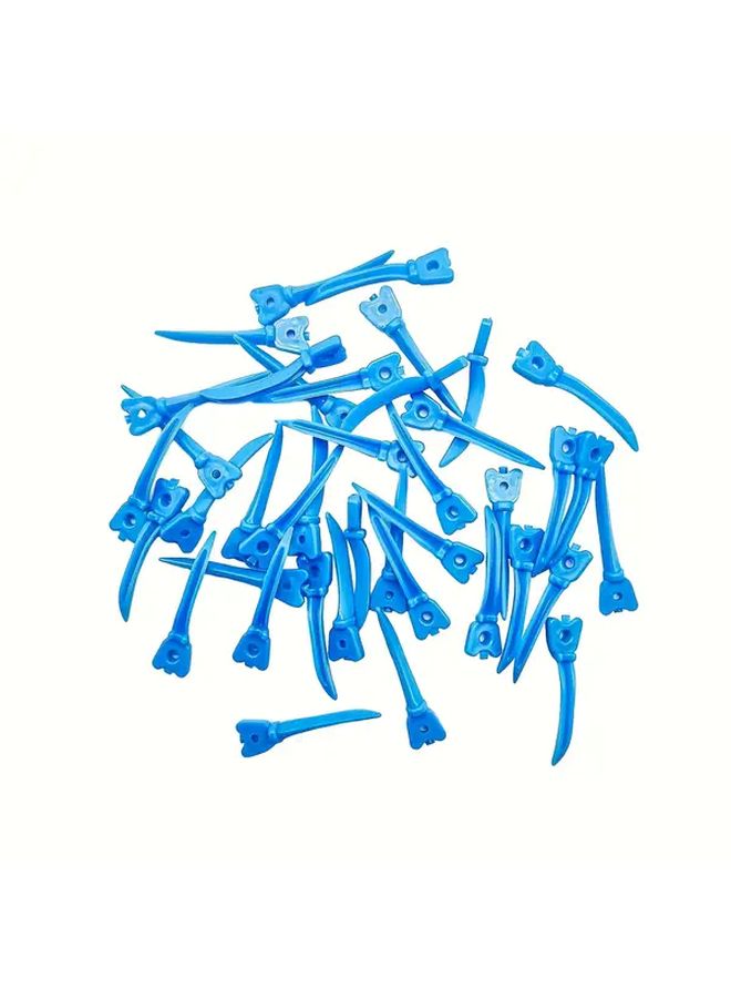 Light Blue 40pcs Dental Sectional Matrix System Wedge Refills Compatible with Tulwar Tools - Image 1
