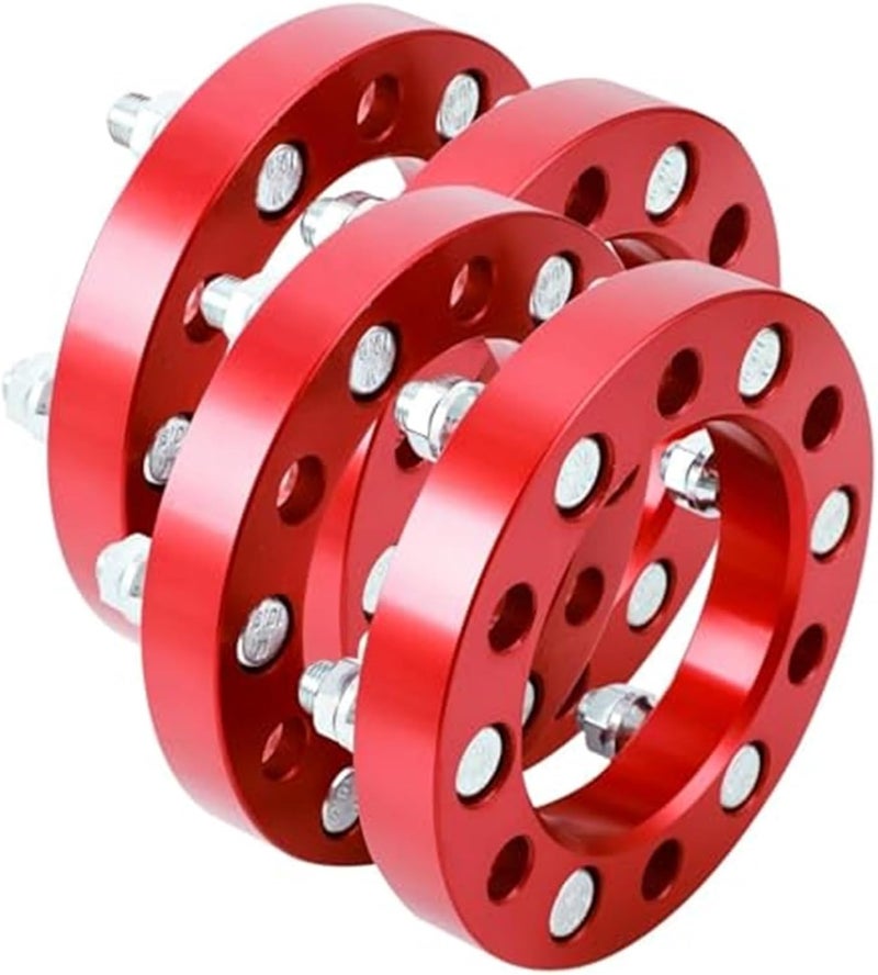 DEMULAX 4 PCS Forged Aluminum Wheel Spacers 6x5.5 1" Inch - Image 1