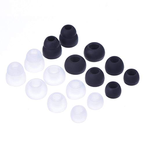 Earbudz Replacement Earbuds Ear Tips fit Powerbeats, Skullcandy, Panasonic, Symphonized, iFrogz, Mpow, & More - Small, Medium, Large and Double Flange (8 Pairs - 16 Pieces) - Image 2