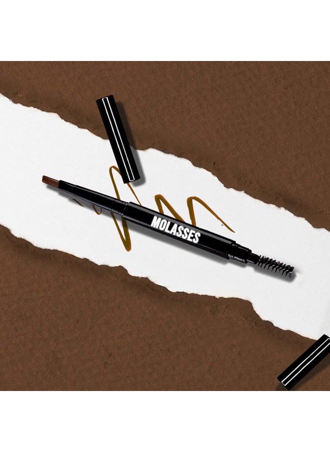 Joey Healy Brow Architect Stylo, Precision Waterproof Eyebrow Pencil and Long-Lasting Eyebrow Enhancer, Molasses (Medium to Rich Brunette)  - Image 2