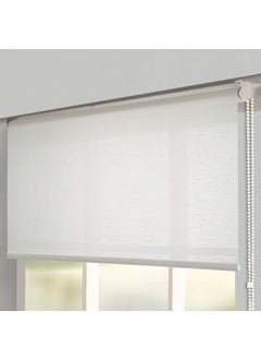 Deco Window Deco Window Sheer Roller Blinds for Windows 42 Inches W X 84 Inches H Ivory RollUp Shades Light Filtering Sun UV Protection Polyester Curtains for Home Office  - Image 3
