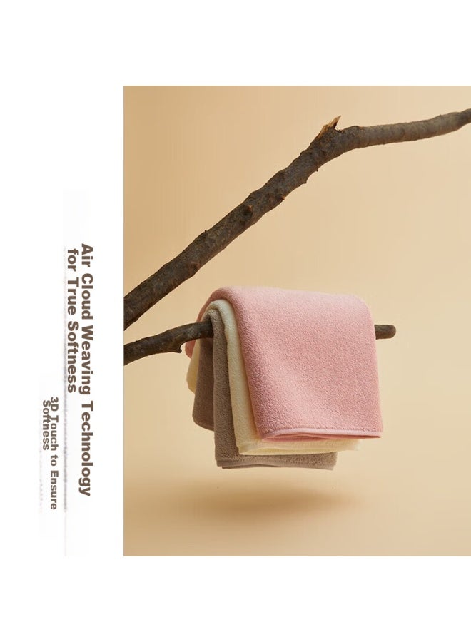 Hoyo Japan, Men's Towels, Five-star Hotel Face And Bath Towels, Absorbent Pure Cotton Towels, 2-pack, Coffee/pink - Image 5