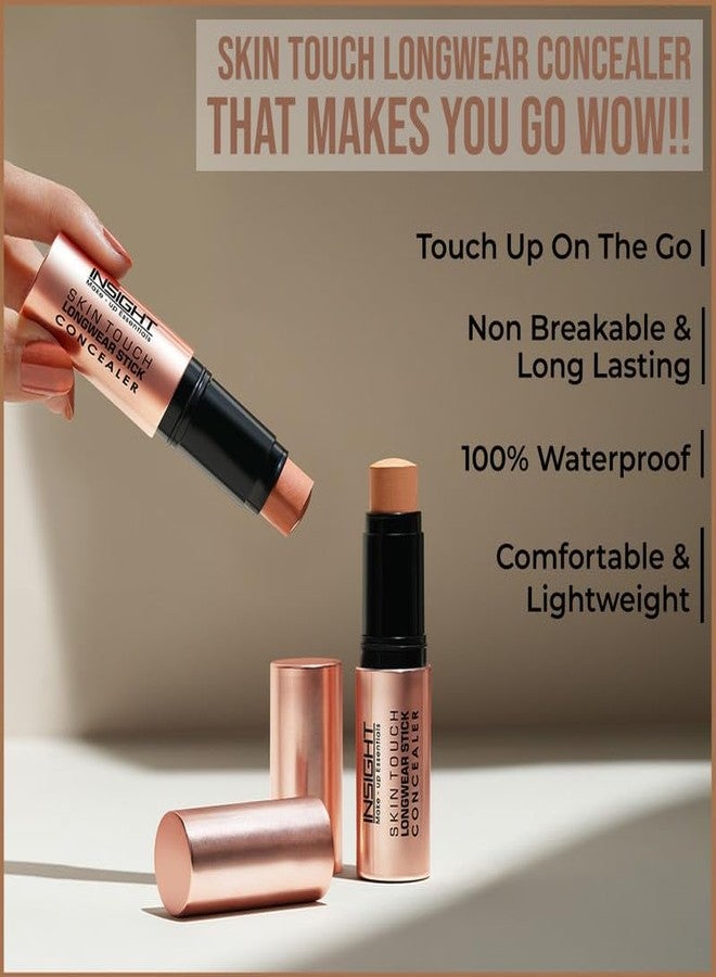INSIGHT Skin Touch Longwear Concealer | Creamy Formula | Long Lasting | Waterproof | Lightweight | Buildable Coverage | Infused with Coffee Seed Oil & Mango Butter - (MNY16) 5g - Image 2