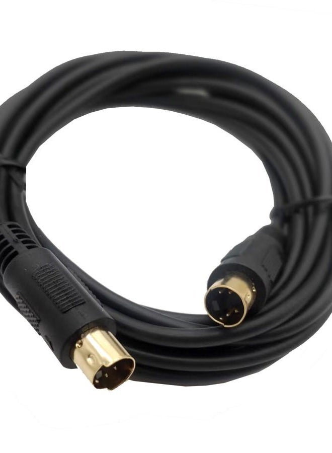 Traovien S-Video Cable Mini Din 4-Pin S Video Cable Male to Male Gold Plated Connector for Player Camcorders Laptops Transfer Video to TV or Monitor Connection Cable (3m/10Ft) - Image 4