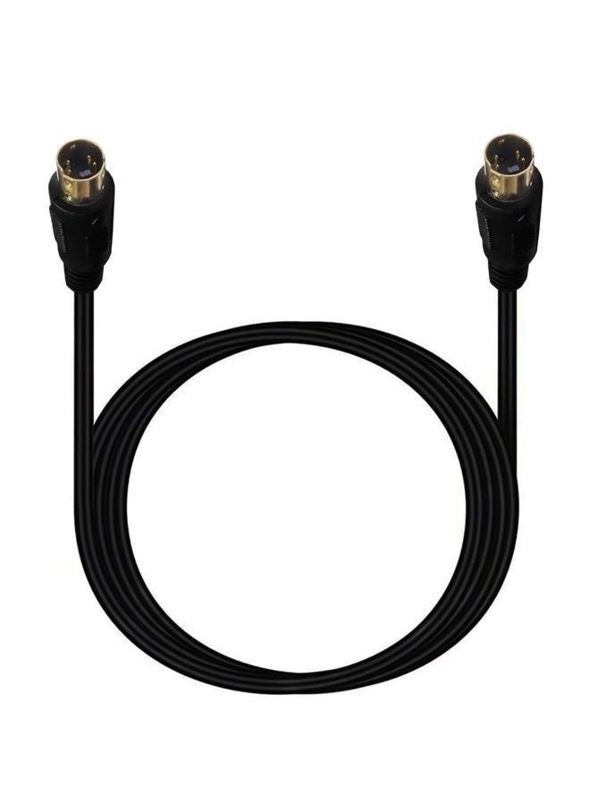 Traovien S-Video Cable Mini Din 4-Pin S Video Cable Male to Male Gold Plated Connector for Player Camcorders Laptops Transfer Video to TV or Monitor Connection Cable (3m/10Ft) - Image 1