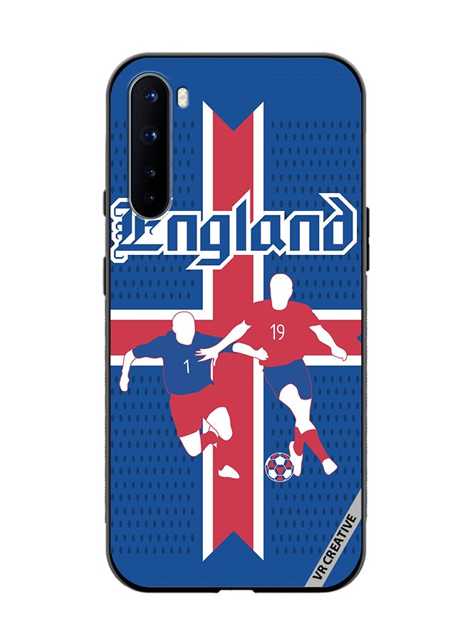 VR CREATIVE Protective Case Cover For OnePlus Nord Sports Soccer Football England Design Multicolour - Image 1