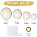 KUULBELA 134Pcs Sand White Balloons Different Sizes 5 10 12 18 Inch sand white Latex Balloon for Birthday Wedding Baby Shower - Image 4