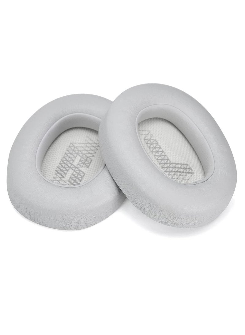 KASTWAVE - Live 650 BTNC E65BTNC Ear Cushion Memory Foam Ear Pads Replacement Compatible with JBL E65 E65BTNC / Duet NC/Live 650BTNC Live 660 BTNC Headphones (White) - Image 1
