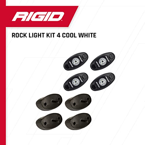 RIGID INDUSTRIES Rock Light Kit 4 Cool White For Night Crawling and Off Road Vehicles - Image 2