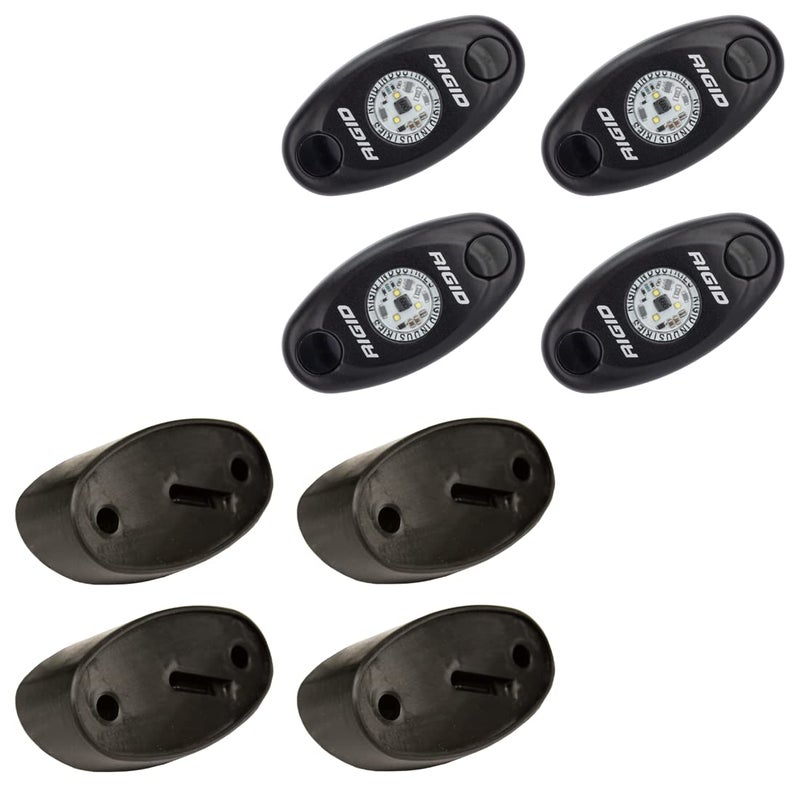 RIGID INDUSTRIES Rock Light Kit 4 Cool White For Night Crawling and Off Road Vehicles - Image 1