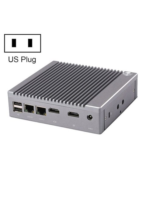 K660S Windows and Linux System Mini PC, Intel Celeron Processor N2840 Quad-Core 1.83- 2.25GHz, 8GB RAM + 128GB SSD, US Plug