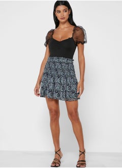 High Waist Mini Skirt