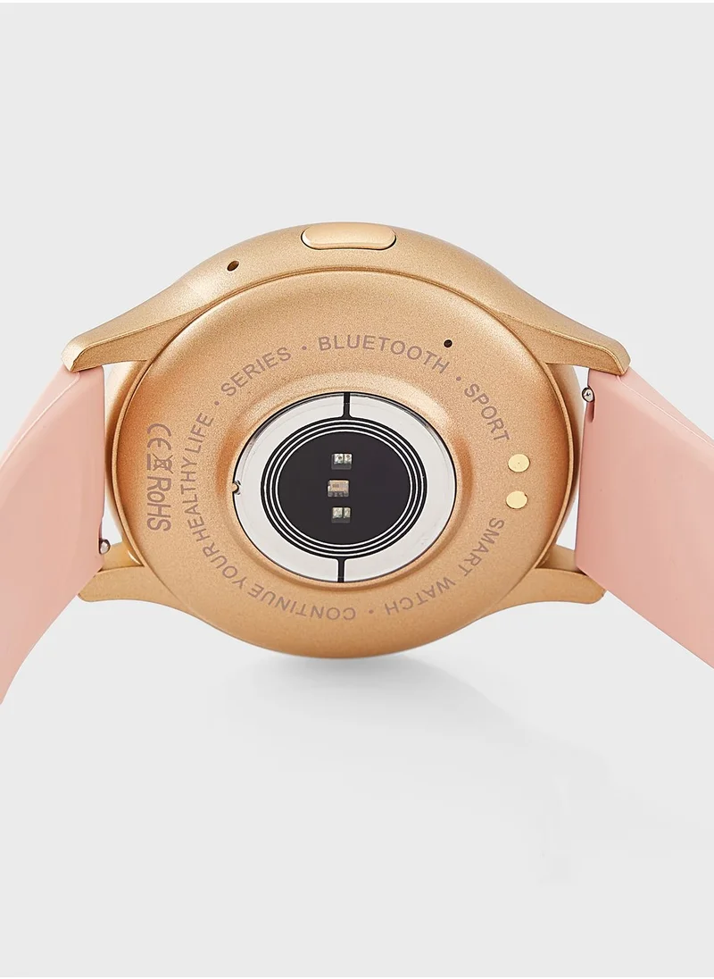Ginger Amoled Smartwatch With Bluetooth Call,Multiple Health & Fitness Features