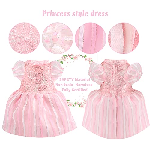 MLcnleS Alive Girl Baby Clothes - 6 Sets 12 Inch Baby Dolls Dress Accessories Include unicorrn Skirt Snow White Dresses Swimsuit Outfits, 12 Inch Doll Clothing for Girls Birthday Xmas Gift - Image 5
