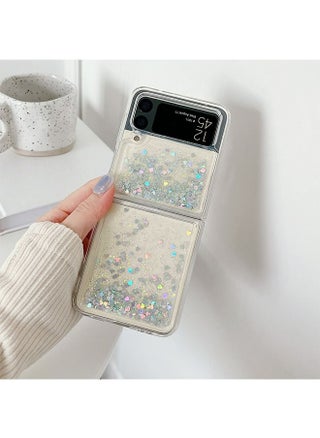 Samsung Galaxy Z Flip 3 Bling Glitter Shiny Luxury Translucency Fold Case, Soft TPU Slim Shockproof Protective Phone Case (Silver) - pzsku/ZD5E20E7D62868CC25FA1Z/45/_/1686619113/ed1759fb-0c7a-4fc0-a703-e6dfd67fe25c