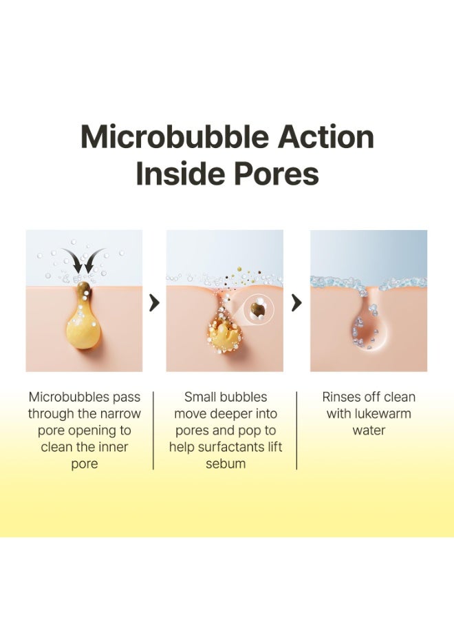 MA:NYO Pure & Deep Cleansing Foam, Facial Cleanser, for Double Cleansing, Pore Cleaner, Blackhead Remover, Acne Face Wash, Korean Skin Care, 6.7 fl oz (200ml) - Image 4