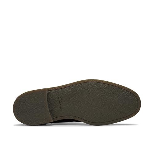 clarks حذاء تشيلسي سهل للرجال من مجموعة كلاركس جاكسن، جلد بني مدبب، 8 عريض أمريكي - Image 4