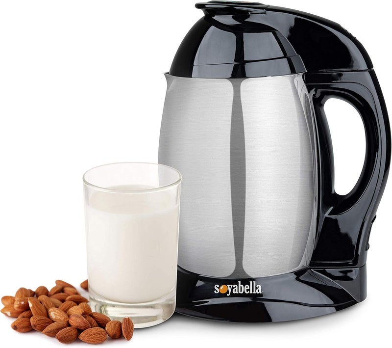 Tribest Tribest Soyabella SB130RB Refurbished Deluxe Automatic Nut Milk Maker  Soy Milk Maker Machine BlackStainless Steel  - Image 1