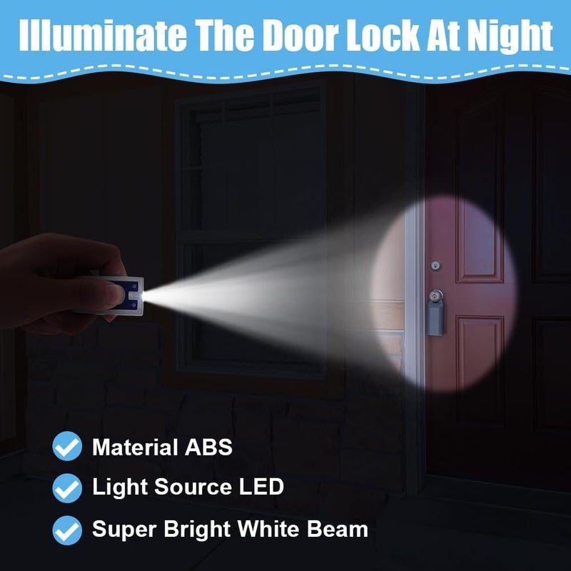 flintronic 4 Pieces Mini Keychain Torch - LED Flashlight for Outdoor Activities - Image 4