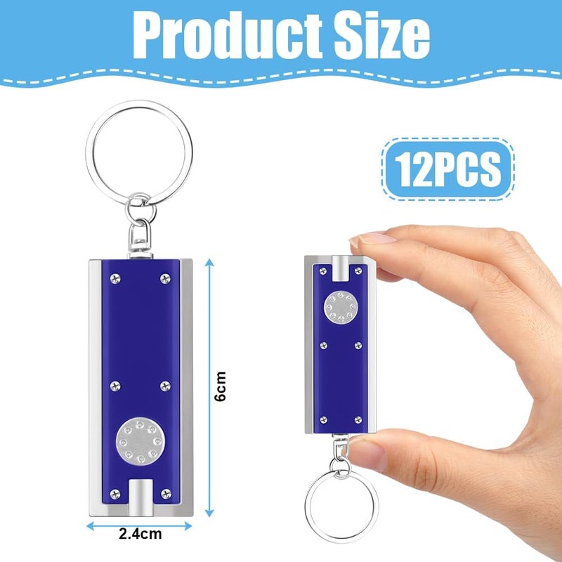 flintronic 4 Pieces Mini Keychain Torch - LED Flashlight for Outdoor Activities - Image 2
