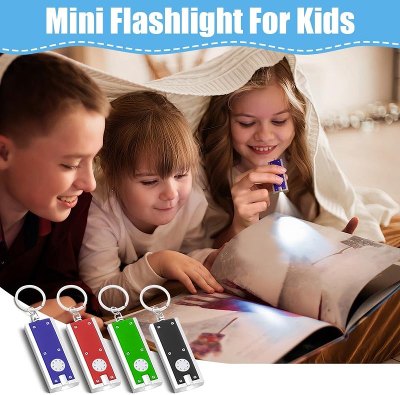 flintronic 4 Pieces Mini Keychain Torch - LED Flashlight for Outdoor Activities - Image 5